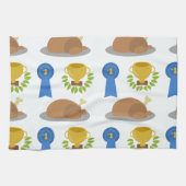 Winner Winner Chicken Dinner Pattern Theedoek (Horizontaal)