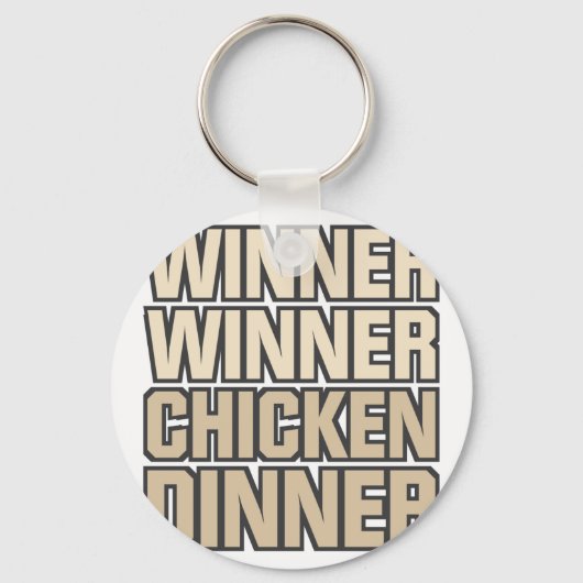 Winner Winner Chicken Dinner Sleutelhanger (Voorkant)