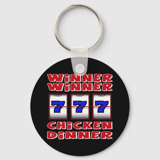 WINNER WINNER CHICKEN DINNER SLEUTELHANGER (Voorkant)