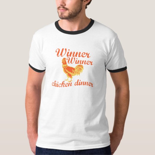 Winner Winner Chicken Dinner T-shirt (Voorkant)