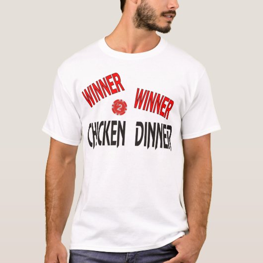 Winner Winner Chicken Dinner T-shirt (Voorkant)