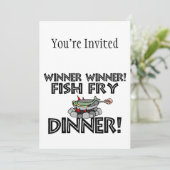 Winner Winner Fish Fry Dinner Kaart (Staand voorkant)