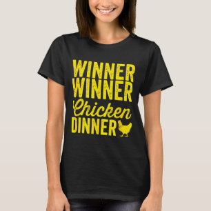 Winner Winner Kip Diner Silhouet (donker) T-shirt
