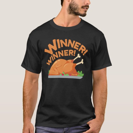 Winner Winner Kippen Diner 2 T-shirt (Voorkant)