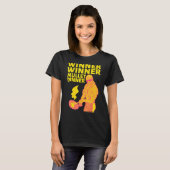 Winner Winner Mullet Dinner Party In The Back 2 T-shirt (Voorkant volledig)