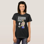 Winner Winner Mullet Dinner Party In The Back  3 T-shirt (Voorkant volledig)