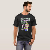 Winner Winner Mullet Dinner Party In The Back      T-shirt (Voorkant volledig)