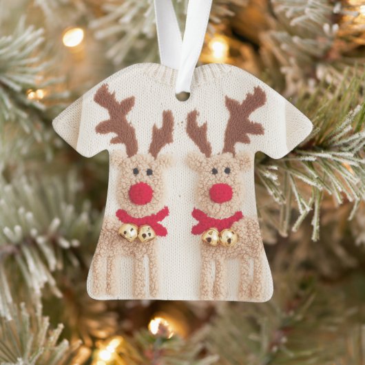 WINNER! WINNER! Tacky Christmas Sweater Contest   Ornament (Boom)
