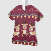 WINNER! WINNER! Tacky Christmas Sweater Contest  Ornament (voorkant)