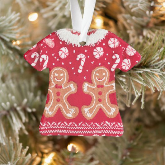 WINNER! WINNER! Tacky Christmas Sweater Contest  Ornament (Boom)