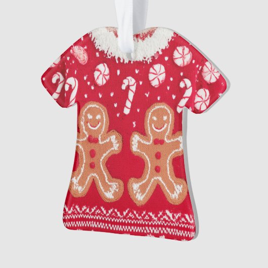 WINNER! WINNER! Tacky Christmas Sweater Contest  Ornament (voorkant)