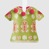 WINNER! WINNER! Tacky Christmas Sweater Contest  Ornament (voorkant)