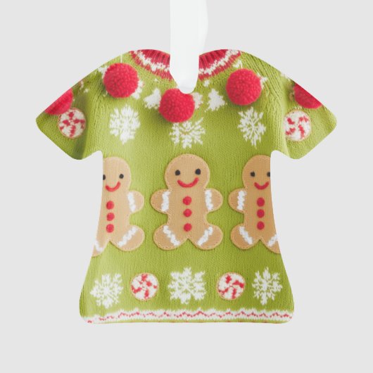 WINNER! WINNER! Tacky Christmas Sweater Contest  Ornament (voorkant)