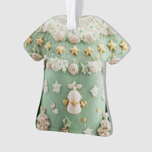 WINNER! WINNER! Tacky Christmas Sweater Contest  Ornament (voorkant)