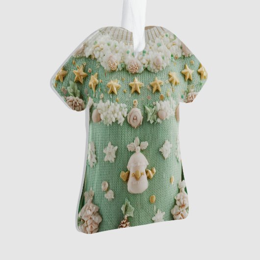 WINNER! WINNER! Tacky Christmas Sweater Contest  Ornament (voorkant)