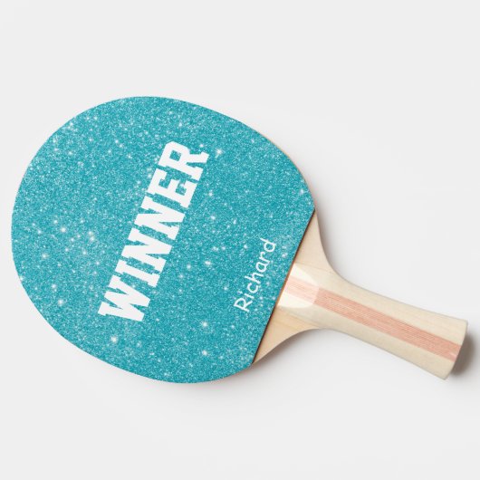 Winnernaam Aangepaste Ping Pong Paddle Aangepast Tafeltennisbatje (Zijkant)