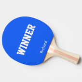 Winnernaam op maat tafeltennisbatje (Zijkant)