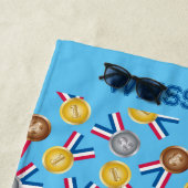 Winners Medals Gepersonaliseerd Swim Team Strandlaken (In situ)
