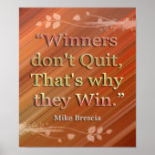 Winners-Motivatie Druk van het Bericht Poster (Voorkant)