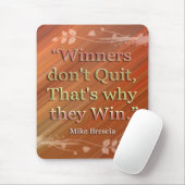Winners-Motivatie Message Mousepad Muismat (Met muis)
