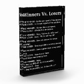 Winners Vs Losers Fotoblokken (Links)