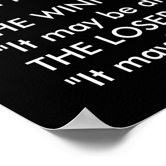 Winners Vs Losers Poster (Hoek)