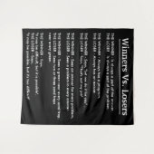 Winners Vs Losers Wandkleed (Voorkant (horizontaal))