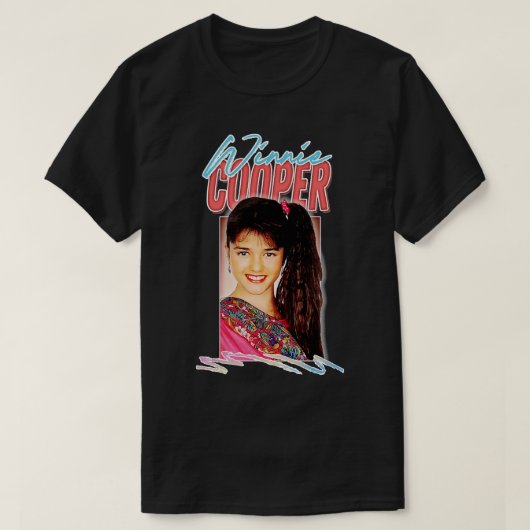 Winnie Cooper Retro Style jaren '80 esthetisch ont T-shirt (Design voorkant)