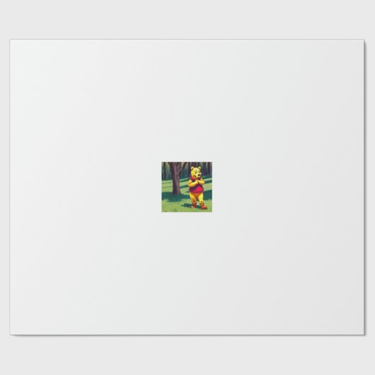 Winnie de Poeh 3. Cadeaupapier (Vlak)