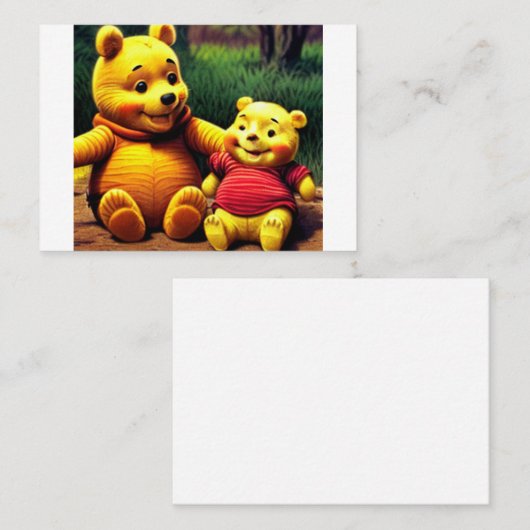 Winnie de Poeh 6. Visitekaartje (Voorkant / Achterkant)