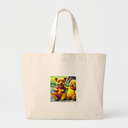 Winnie de Poeh 8. Grote Tote Bag (Voorkant)