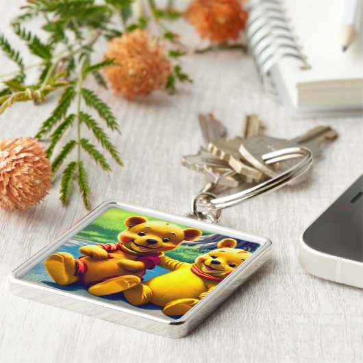 Winnie de Poeh 8. Sleutelhanger (Zijkant)