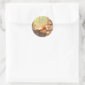 Winnie de Poeh boeken Ronde Sticker (Tas)