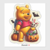 Winnie de Poeh Halloween Sticker (Vel)