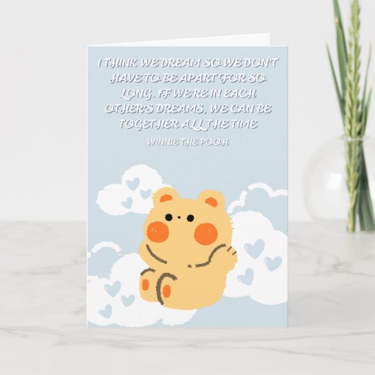 Winnie de Poeh Kaart (Voorkant)