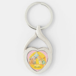 Winnie de Poeh Keyring - Personaliseer met naam. Sleutelhanger