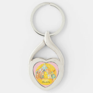 Winnie de Poeh Keyring - Personaliseer met naam. Sleutelhanger