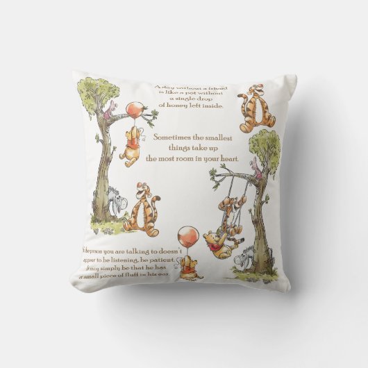 Winnie de Poeh Kussen; Hundred Acre Wood Kussen (Voorkant)