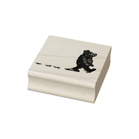 Winnie-de-Poeh Muddy Tracks Rubberstempel (Stempel)