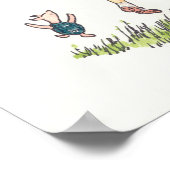 Winnie de Poeh- Oefensprongen Poster (Hoek)