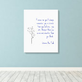 Winnie de Poeh Quote Canvas Art Inspirerend kunst Afdruk (Insitu (Houten vloer))
