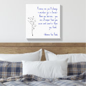 Winnie de Poeh Quote Canvas Art Inspirerend kunst Afdruk (Insitu (Slaapkamer))