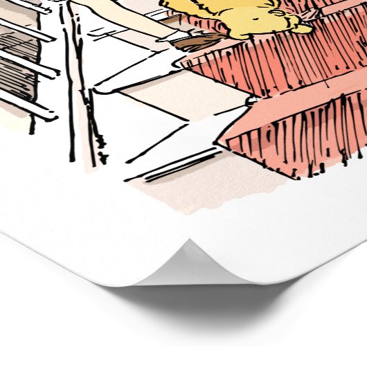 Winnie De Poeh - Slapertijd Poster (Hoek)