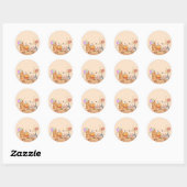 Winnie de Poeh verjaardag Ronde Sticker (Vel)