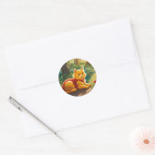 Winnie de Pooh Cat V1 Sticker (Envelop)