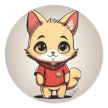 Winnie de Pooh Cat V3 Sticker