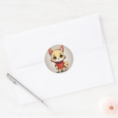 Winnie de Pooh Cat V3 Sticker (Envelop)