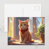 Winnie de Pooh Cat V6 Briefkaart (Voorkant / Achterkant)