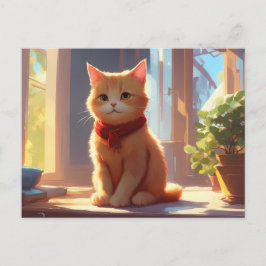 Winnie de Pooh Cat V6 Briefkaart