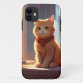 Winnie de Pooh Cat V6 iPhone Case (Achterkant)